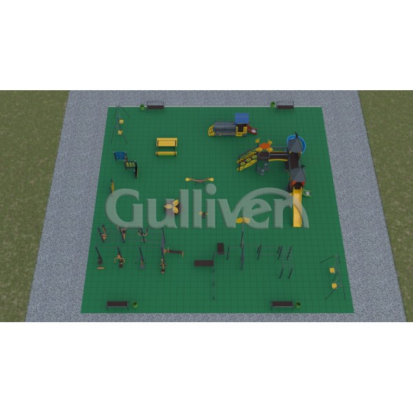 Проект майданчика у м. Рівне 20x20